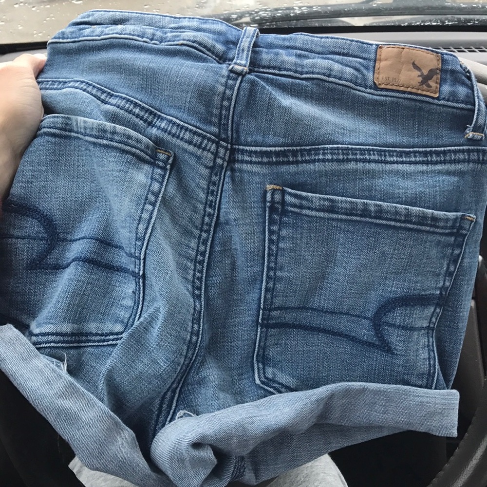 AMERICAN EAGLE SHORTS HIGH RISE SUPER STRETCH